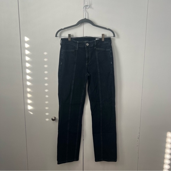 Rag & Bone Cate Mid-Rise Flare Slim Fit Blackbird Wash Jeans Woman’s Size 27 - Picture 1 of 10